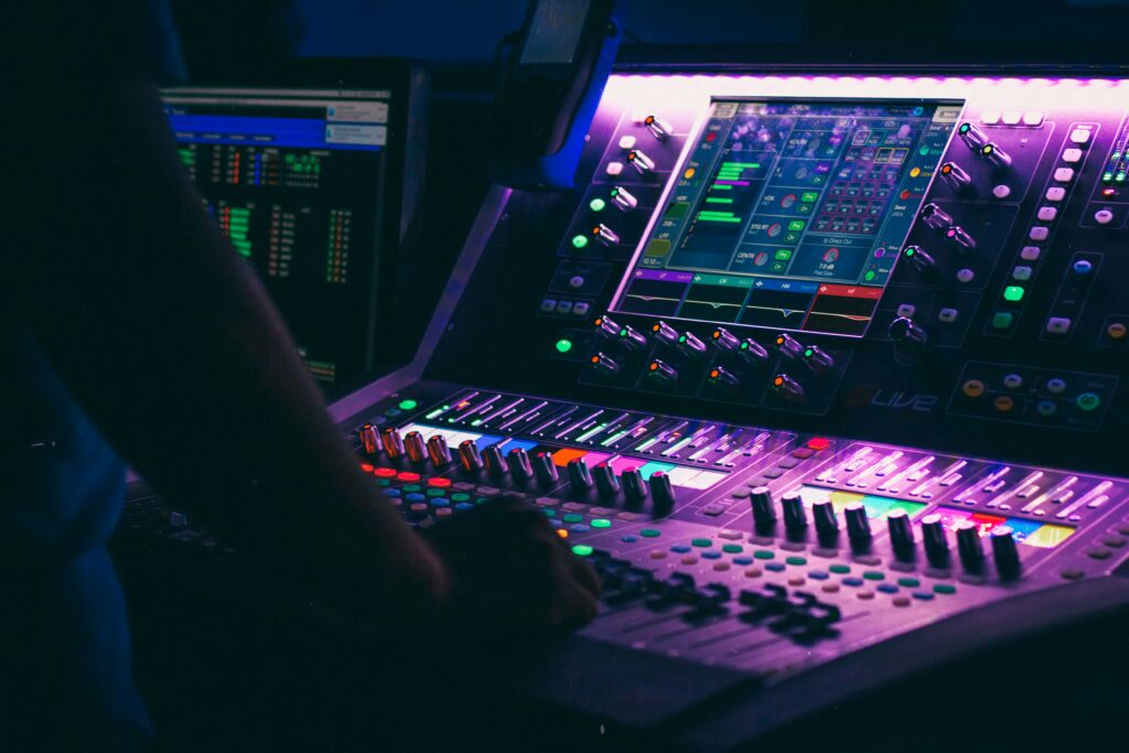 mixing desk
