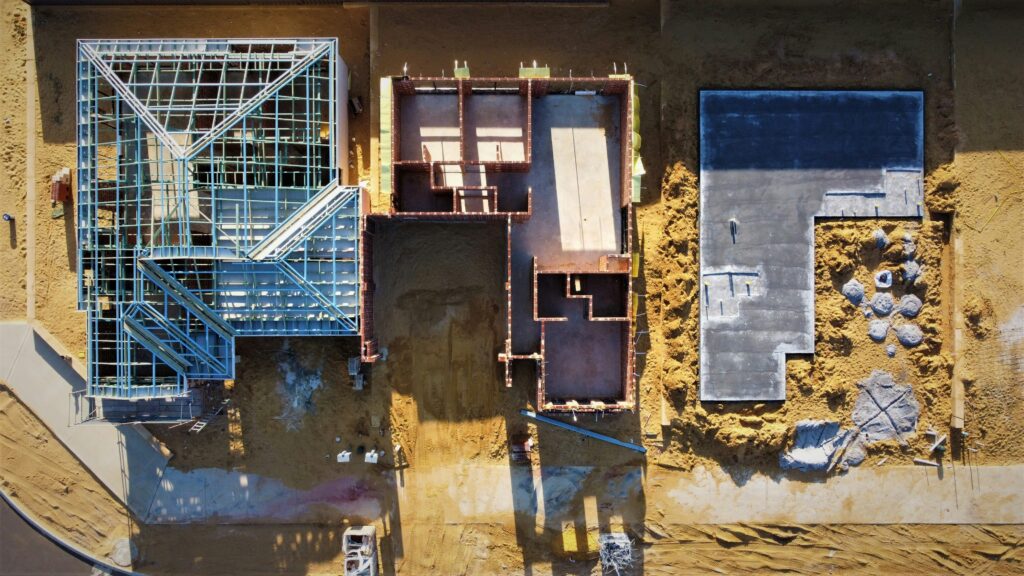 New build under construction